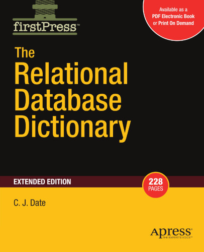 The Relational Database Dictionary, Extended Edition