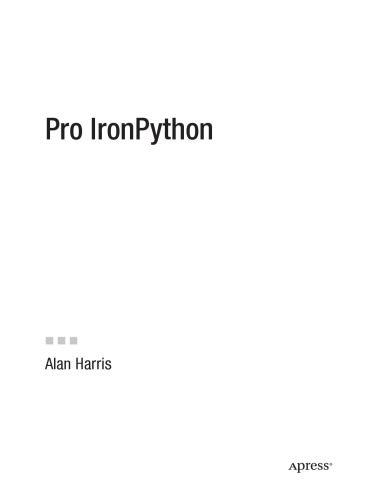 Pro Ironpython