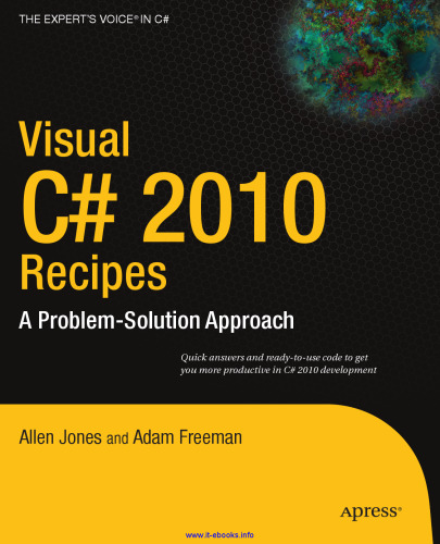 Visual C# 2010 Recipes: A Problem-Solution Approach