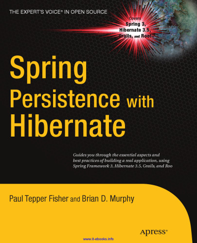 Spring Persistence with Hibernate