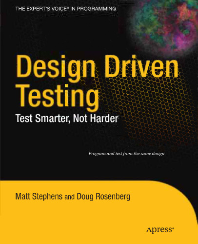Design Driven Testing: Test Smarter, Not Harder