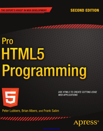 Pro HTML5 Programming, 2nd Edition