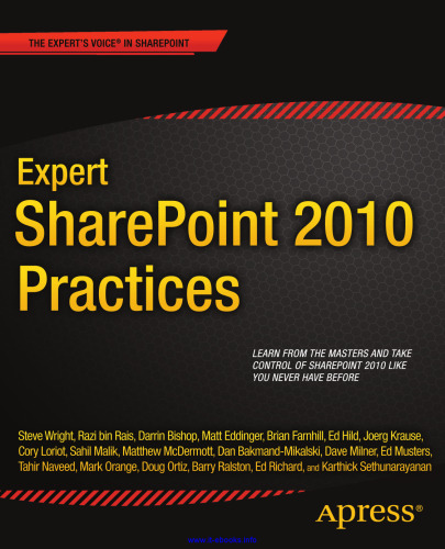 Expert SharePoint 2010 Practices