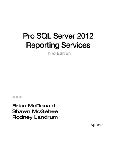 Pro SQL Server 2012 Reporting Services