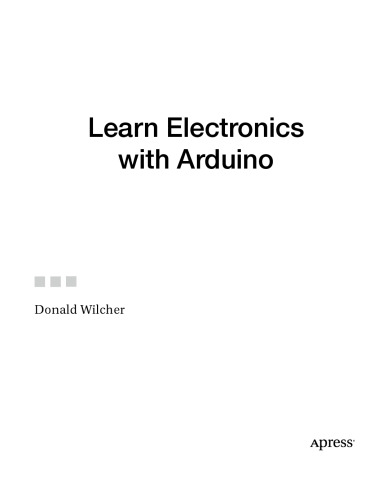 Learn Electronics with Arduino (Technology in Action)