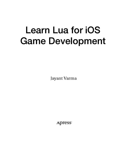 Learn Lua for iOS Game Development