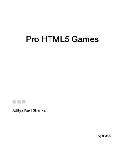 Pro HTML5 Games