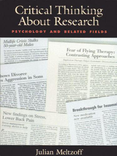 Critical Thinking About Research: Psychology and Related Fields