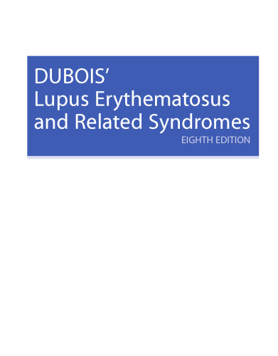 Dubois' Lupus Erythematosus and Related Syndromes