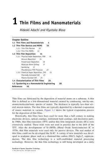 Handbook of Sputtering Technology