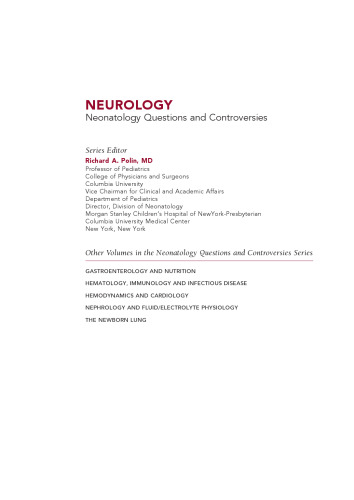 Neurology: Neonatology Questions and Controversies