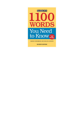1100 Words You Need to Know
