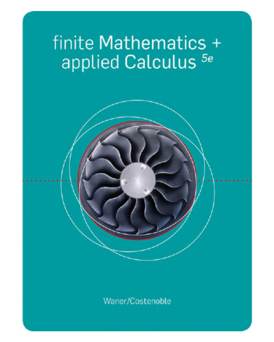 Finite mathematics and applied calculus