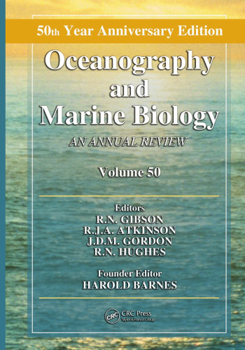 Oceanography and marine biology.: Volume 50 an annual review