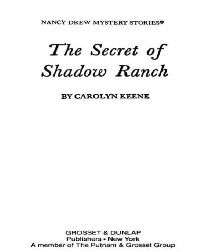 The Secret of Shadow Ranch