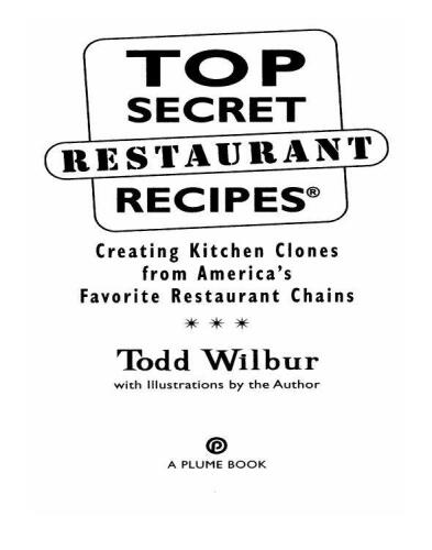 Top Secret Restaurant Recipes