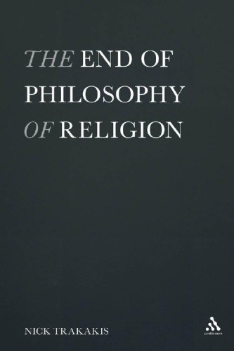 The end of philosophy of religion