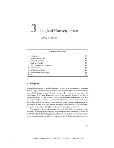 The Continuum Companion to Philosophical Logic
