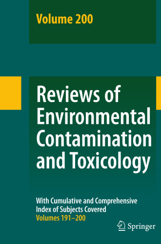 Reviews of Environmental Contamination and Toxicology Vol 200