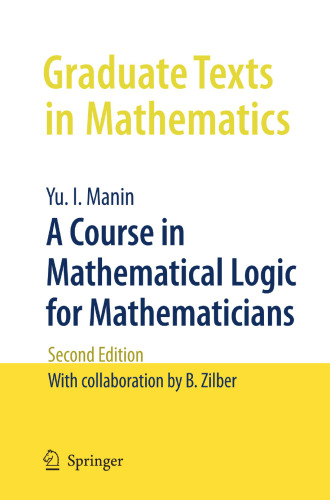 A Course in Mathematical Logic for Mathematicians