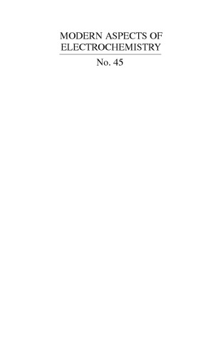 Modern Aspects of Electrochemistry, No. 45