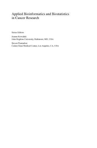 Computational Biology: Issues and Applications in Oncology