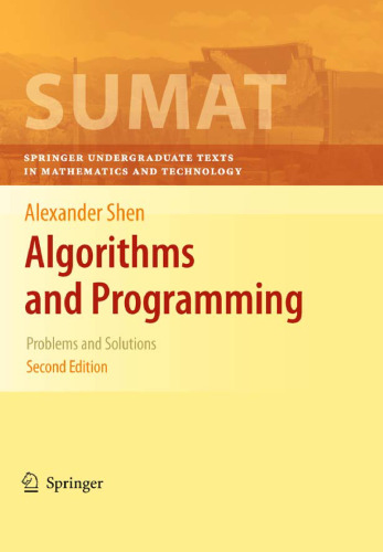 Algorithms and programming : problems and solutions