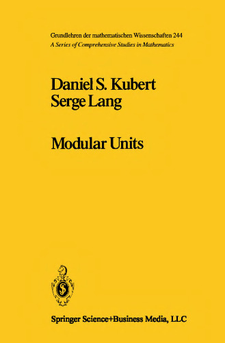 Modular units