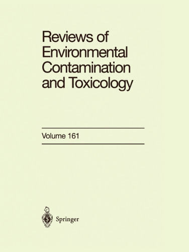 Reviews of Environmental Contamination and Toxicology: Continuation of Residue Reviews