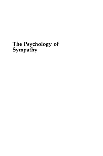 The Psychology of Sympathy