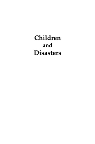 Children and Disasters