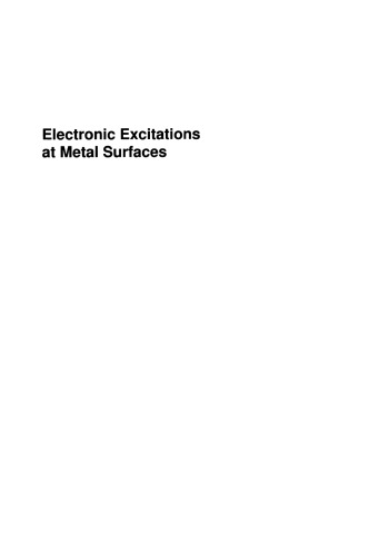Electronic Excitations at Metal Surfaces