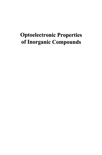 Optoelectronic Properties of Inorganic Compounds