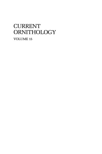 Current Ornithology