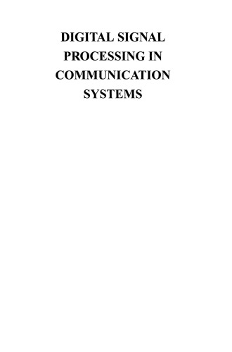 Digital Signal Processing in Communication Systems