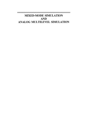 Mixed-Mode Simulation and Analog Multilevel Simulation