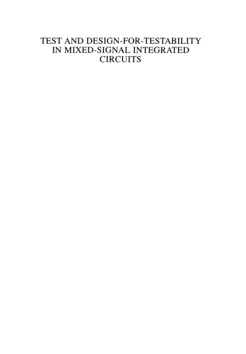 Test and Design-for-Testability in Mixed-Signal Integrated Circuits