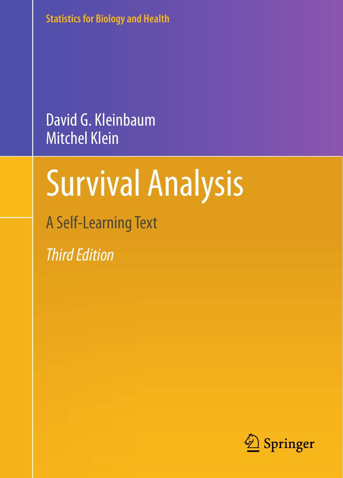 Survival Analysis: A Self-Learning Text, Third Edition