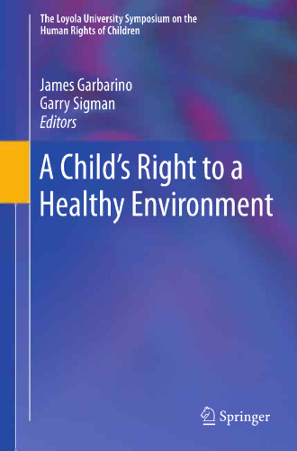 A Child's Right to a Healthy Environment