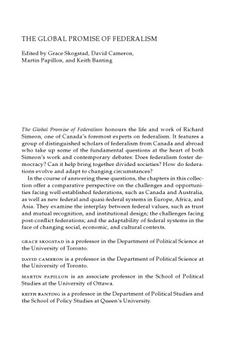 The Global Promise of Federalism