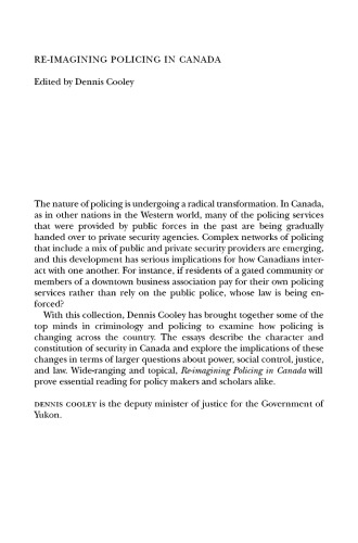 Re-imagining Policing in Canada
