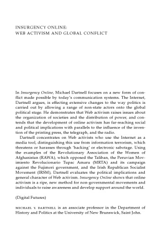 Insurgency Online: Web Activism and Global Conflict
