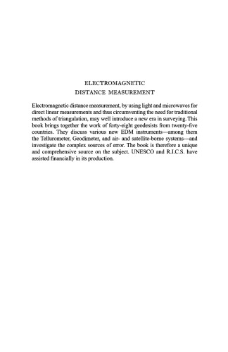 Electromagnetic Distance Measurement