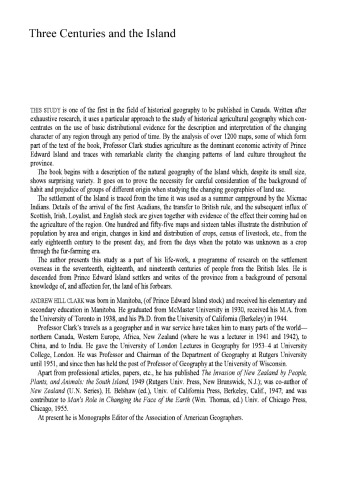 Three Centuries and the Island