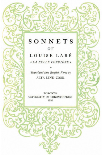 Sonnets of Louise Labé