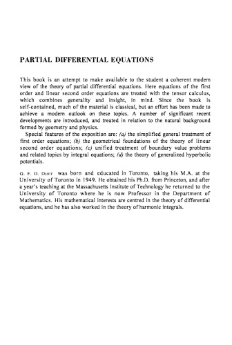 Partial Differential Equations