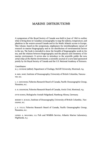 Marine Distributions