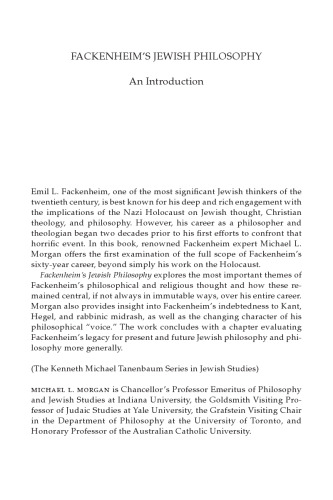 Fackenheim's Jewish Philosophy: An Introduction