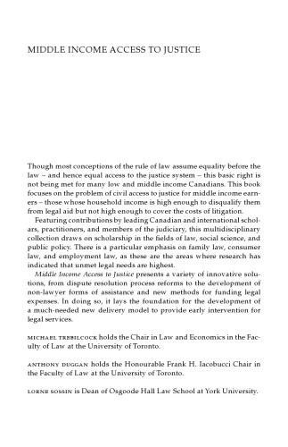 Middle Income Access to Justice