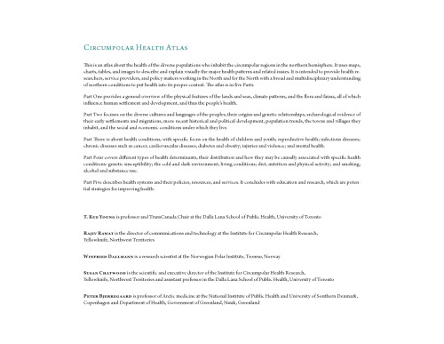 Circumpolar Health Atlas